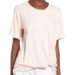 June & Hudson Knot Front Tee